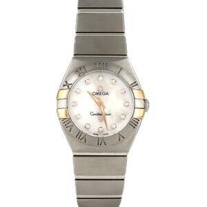 Omega Constellation Brushed RG Combi 12P 123.20.24.60.55.005 SSxPG Quartz Watch